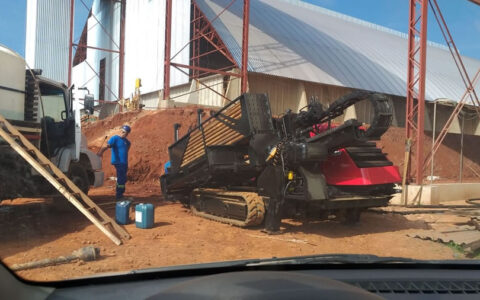Obra Cooperativa Itupeva /SP - Duto de 160mm - Captação de rede de águas fluviais - Secagem de Silos