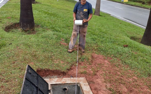Obra Prefeitura Santana de Parnaiba - Fibra Óptica - 2km